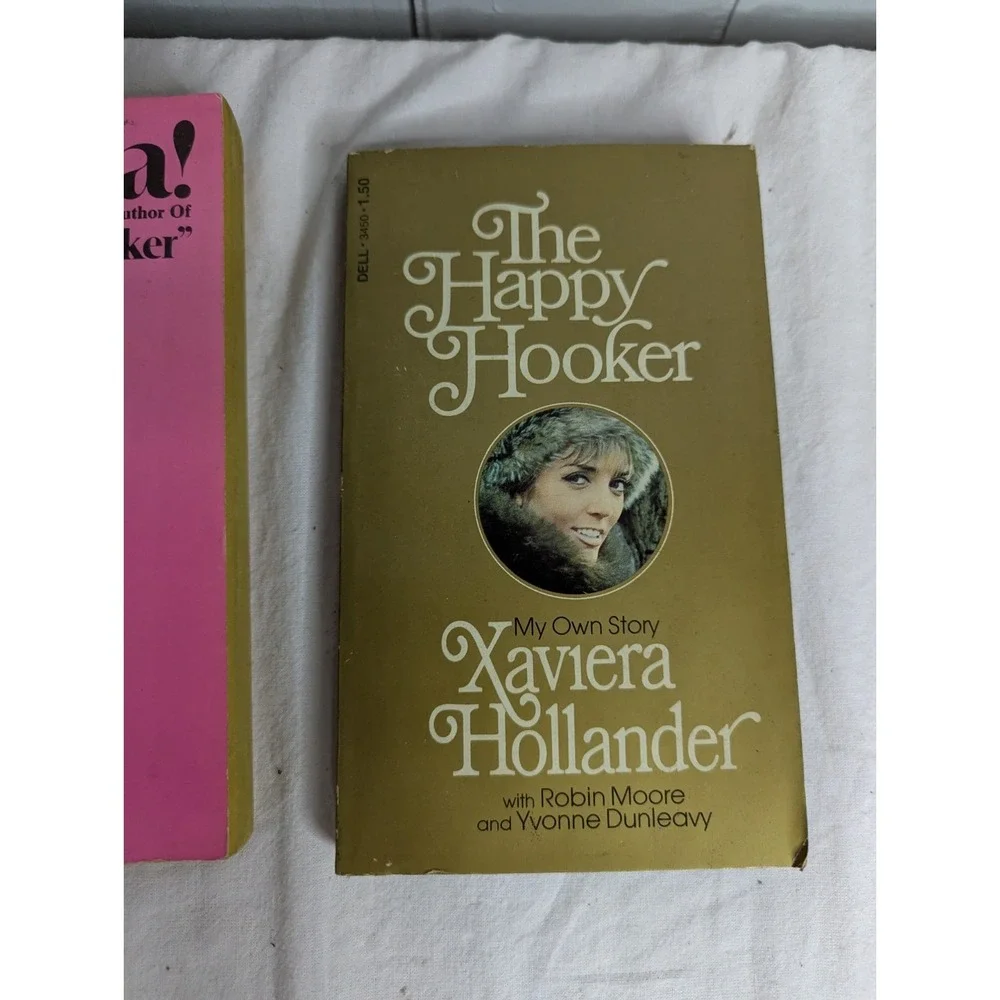 2‎ lot Vintage Erotica Xaviera Hollander The HAPPY HOOKER sexual pleasure books
